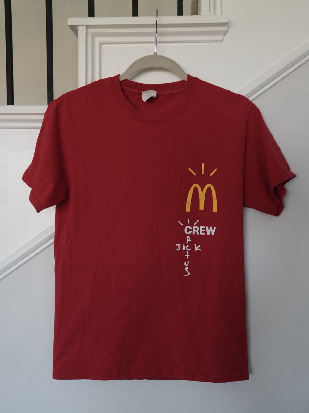 Travis Scott x McDonald’s Cactus Jack Crew T-Shirt Red Men’s Small